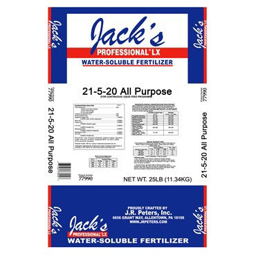 Jack's Professional® 21-5-20 All Purpose LX Fertilizer - 25lb