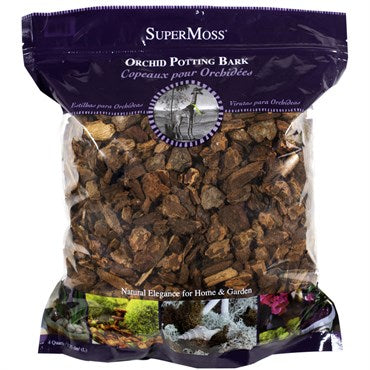 SuperMoss Orchid Potting Medium - 4qt Zip Bag