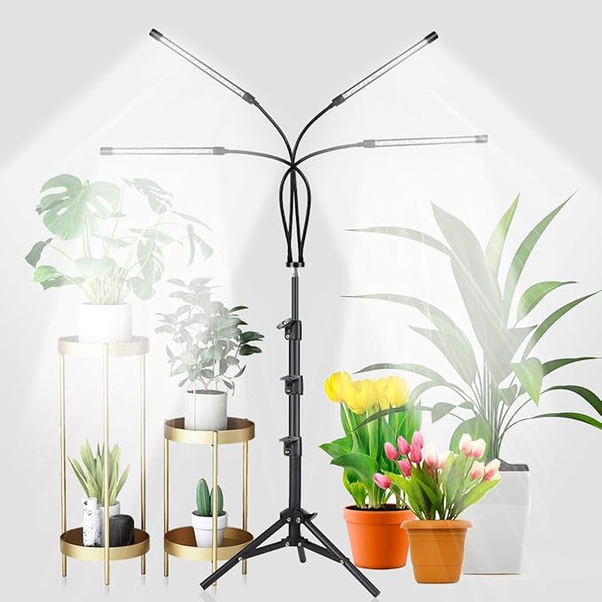 Grow Light with Stand, 5500K Full Spectrum