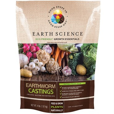 Earth Science Earthworm Castings 0.5-0-0 - 4lb
