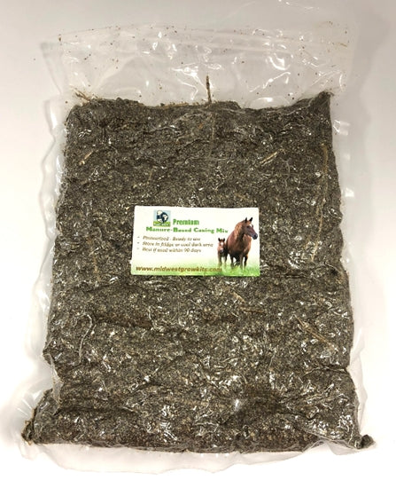 Midwest Grass Lover's Premium Manure-Based Bulk Casing Mix