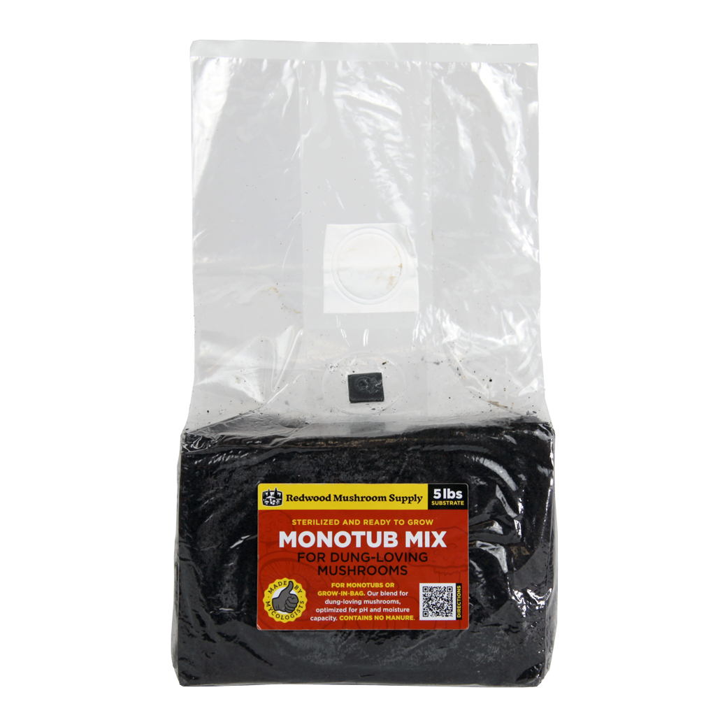 Redwood 'Monotub Mix' CVG Sterilized Mushroom Substrate