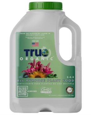 True Organic All Purpose Plant Food 5-4-5 - 4.5lb Shaker Jug - Covers up to 100sq ft