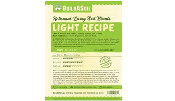 buildasoil light for house plants and flowers outside BuildASoil Light Recipe Soil