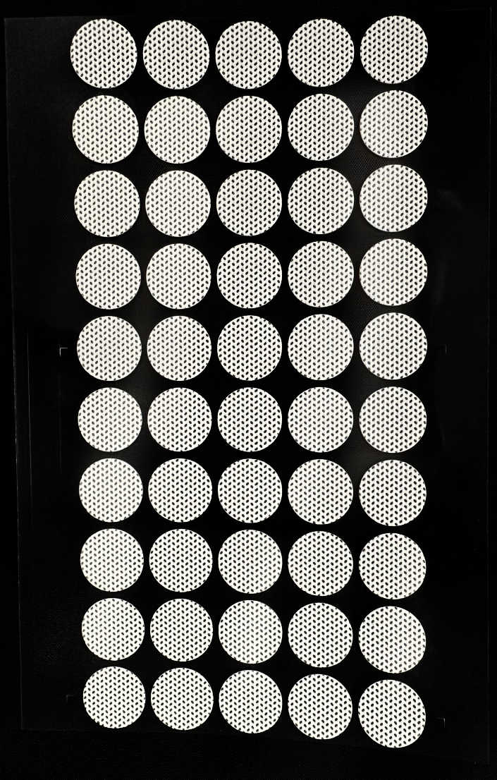 Round Air Filter Vents 0.22 Micron with 3M Backing