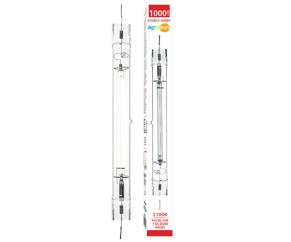 Agrosun 1000W HPS Double-Ended Bulb (12/cs)