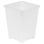 Gro Pro Premium White Square Pot 6 in x 6 in x 8 in