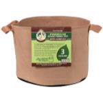 Gro Pro Premium Round Fabric Pot w/ Handles 3 Gallon - Tan (72/Cs)
