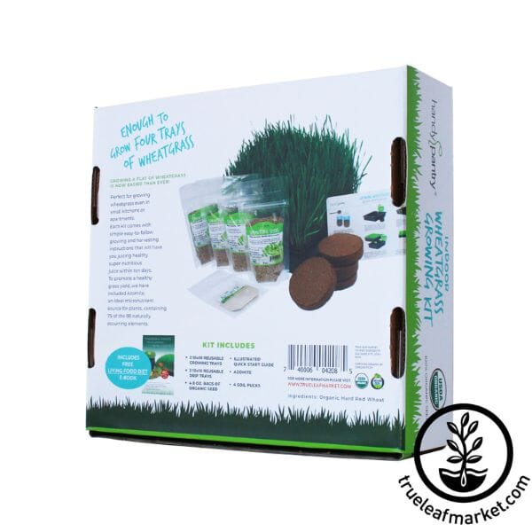 Starter Organic Wheatgrass Growing Kit - Thumbnail 2
