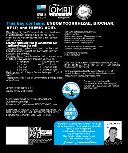 Big Foot Mycorrhizae Concentrate