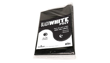 Black White Poly, 10' x 10', 5.5 mil