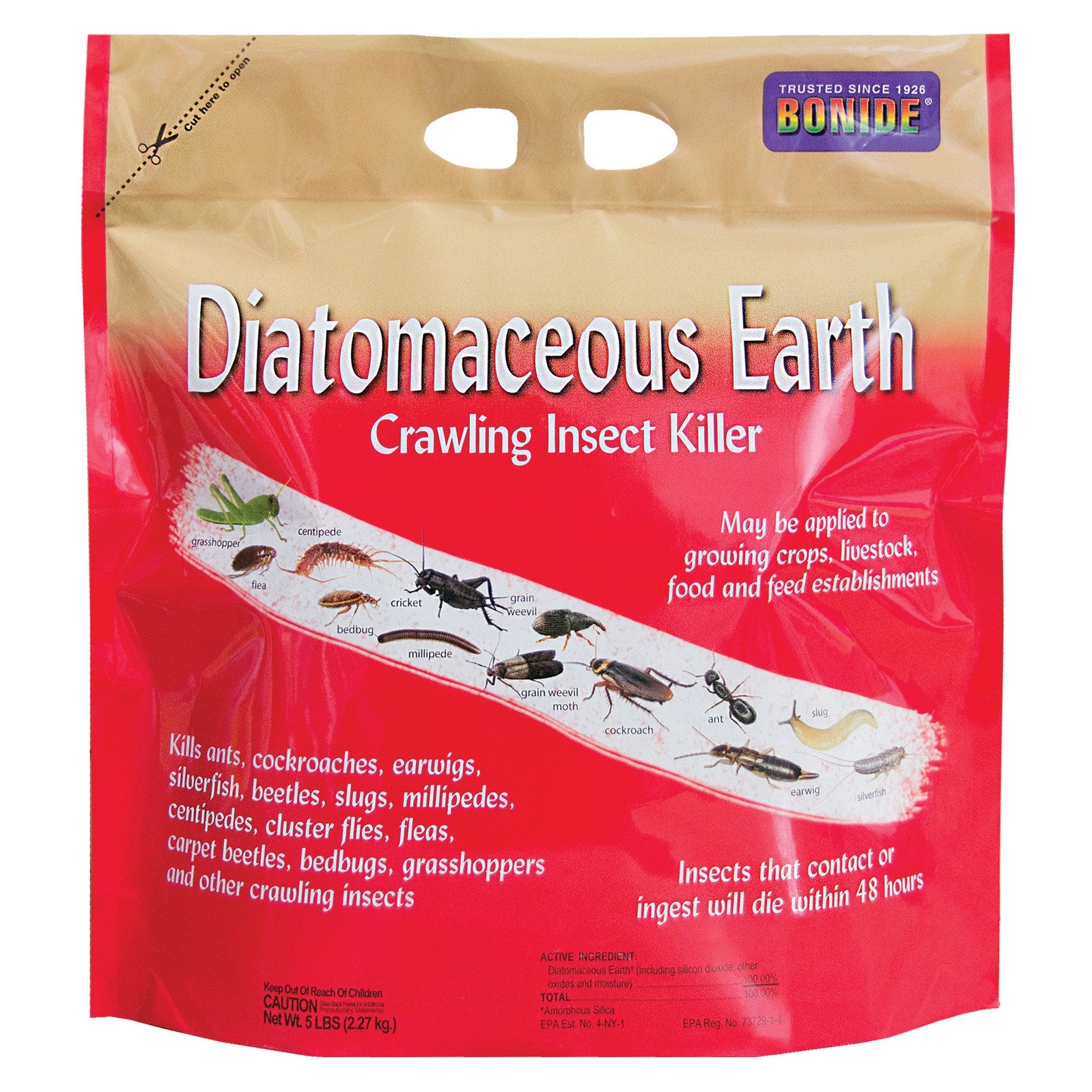 Bonide Diatomaceous Earth Crawling Insect Killer