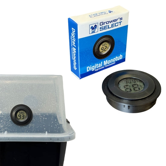 Custom Monotub Hygrometer/Thermometer Midwest