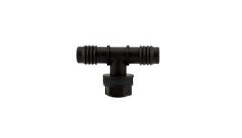 Hydro Flow Tub Outlet Tee Fitting w/ 2 Gaskets 3/4 in