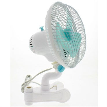 Hort2O™ Clip Fan - 120V - 7in - Two Speeds - 8ft Power Cord - Clip-On Style
