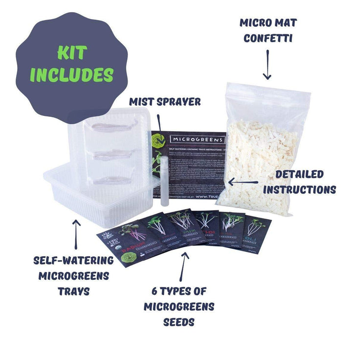 Handy Pantry Self Watering Microgreens Kit Soil