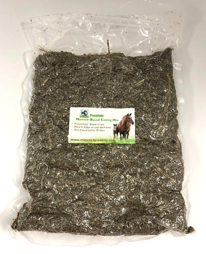 Midwest Grass Lover's Premium Manure-Based Bulk Casing Mix (3 LBS)