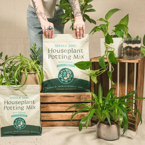 Circle Soil Houseplant Potting Mix