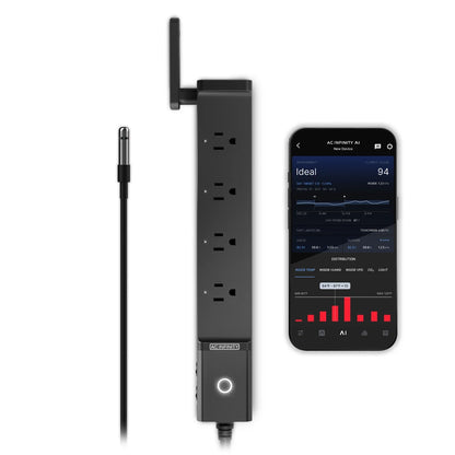 OUTLET AI, Environment Controller 4-Outlet, with Temp Humidity VPD Sensor