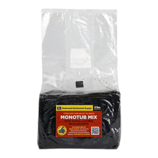 Redwood 'Monotub Mix' CVG Sterilized Mushroom Substrate