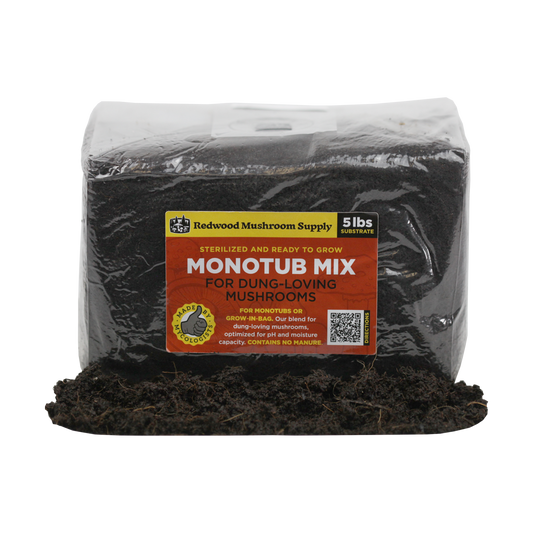 Redwood Mushroom Supply All-in-One Mushroom Grow Bag - Dung Loving