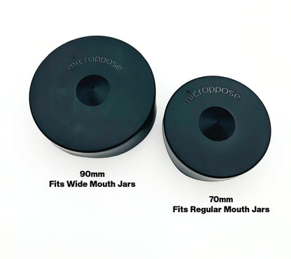 Microppose Silicone Jar Lid Covers