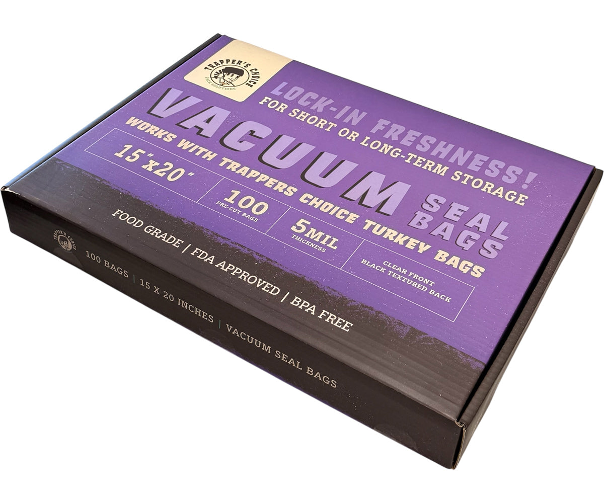 Trapper's Choice Black/Clear Vacuum Seal Bags