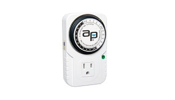 AP Analog Grounded Timer, 1875W, 15A, 15Mins On/Off, 24Hr