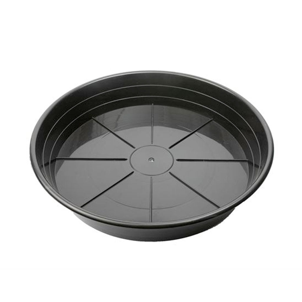 SunPack 6" Premium Saucer Black