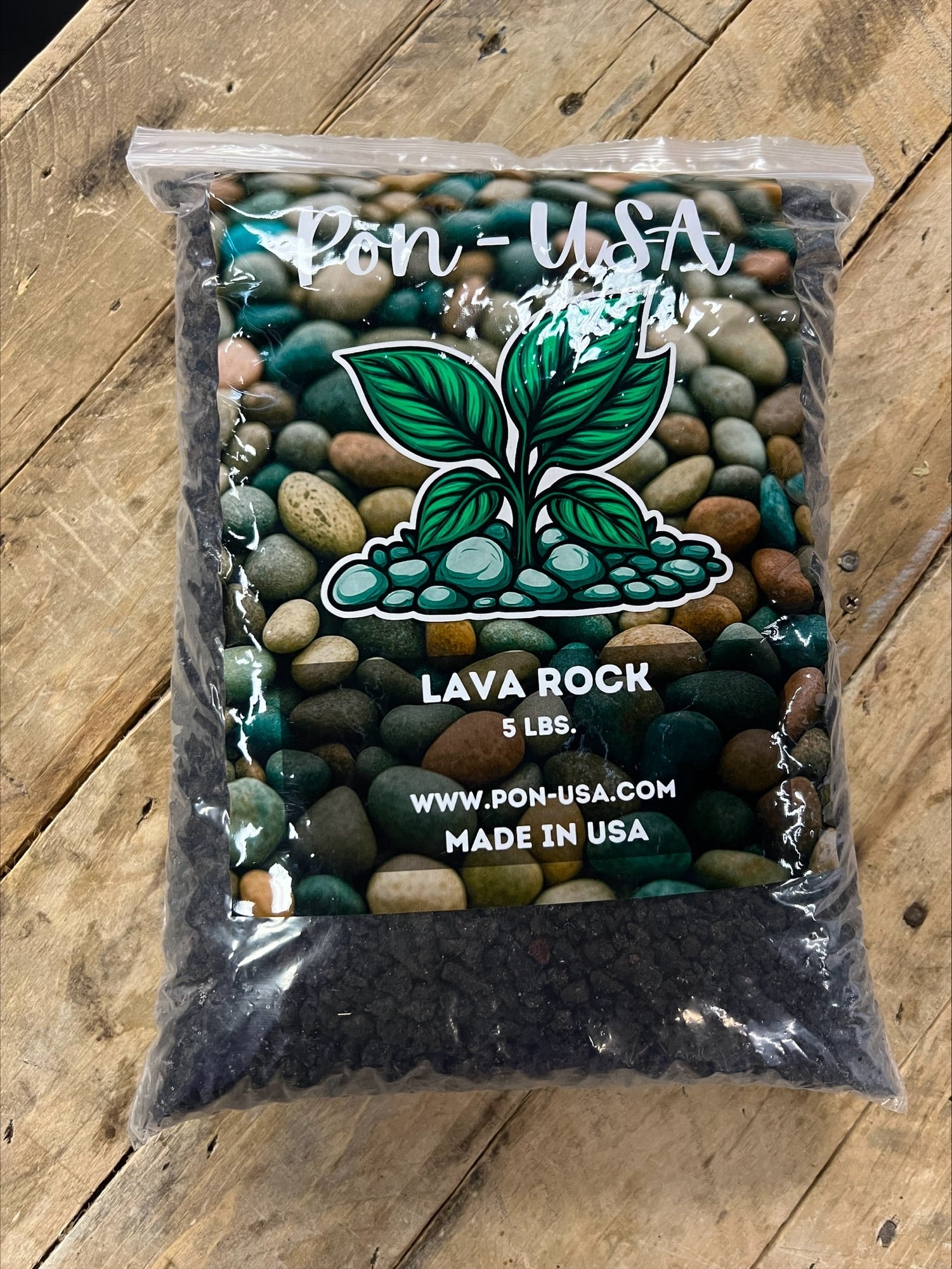 Black Lava Rock Chips