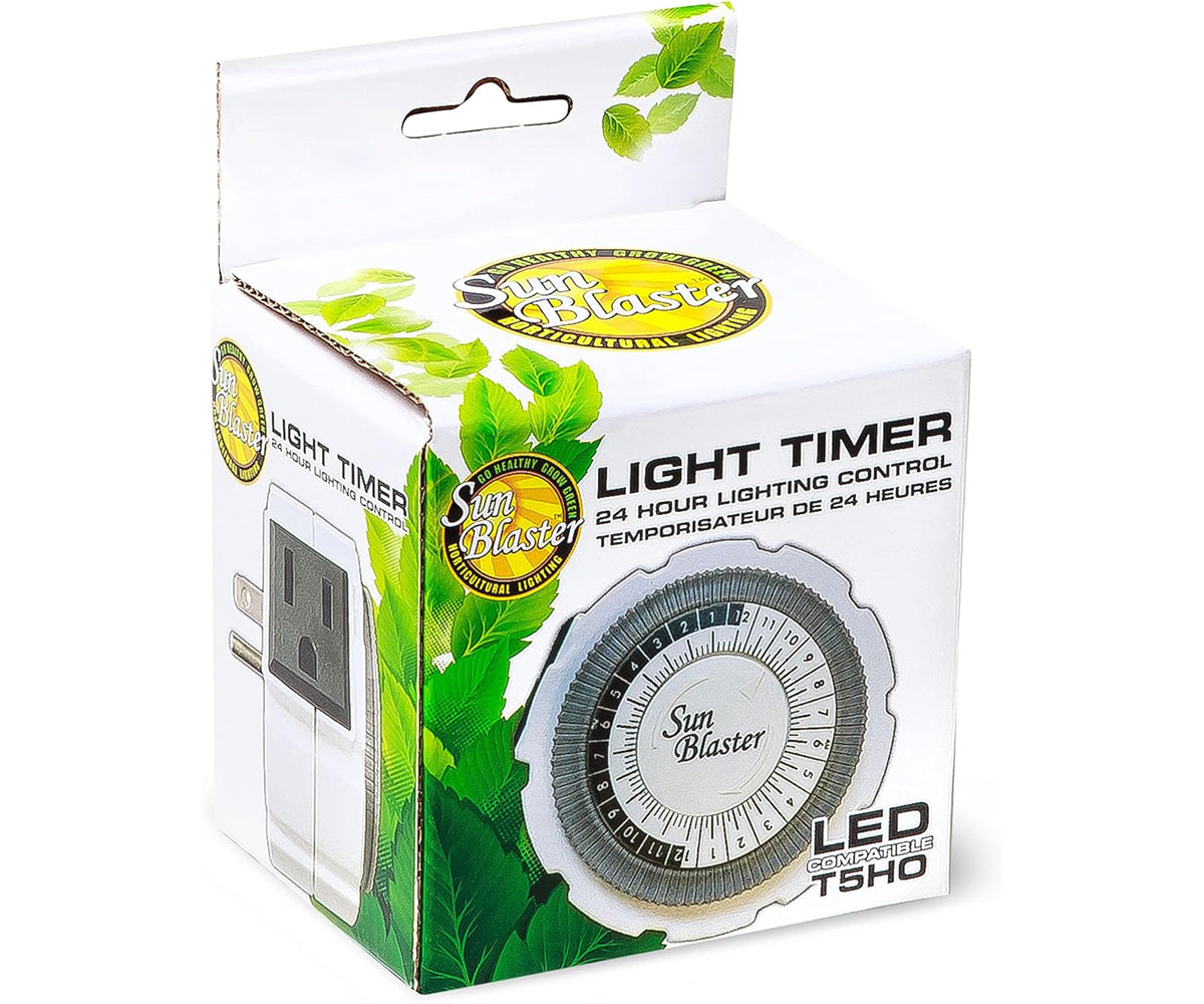 SunBlaster 24hr Analog Timer, Single Outlet