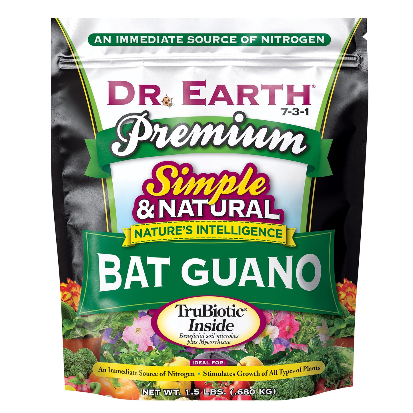 Dr. Earth Bat Guano Organic 10-3-1 1.5lb