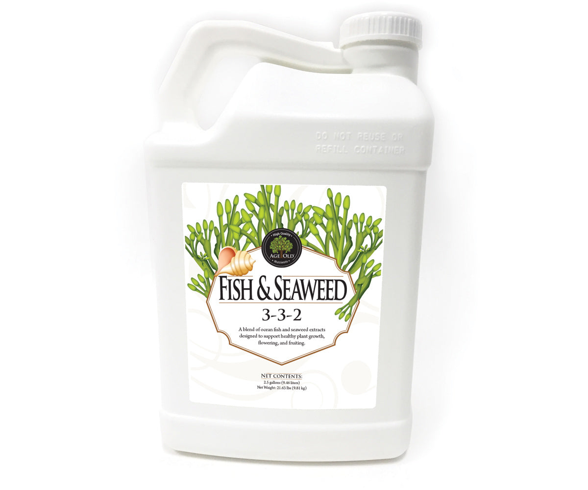 Age Old Fish & Seaweed 2.5 gal, 2/cs