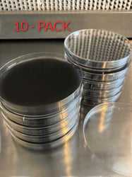 Pre-Poured Sterilized BLACK MEA Agar Plates (10-Pack)