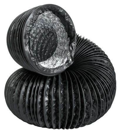 6"x25' Black Lightproof Ducting w/Clamps