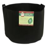 Gro Pro Premium Round Fabric Pot w/ Handles 15 Gallon - Black (48/Cs)