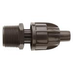 Netafim 17mm TechLock x 3/4 in MPT Male Adapters (25=1/Bag) [TLCK075MA]