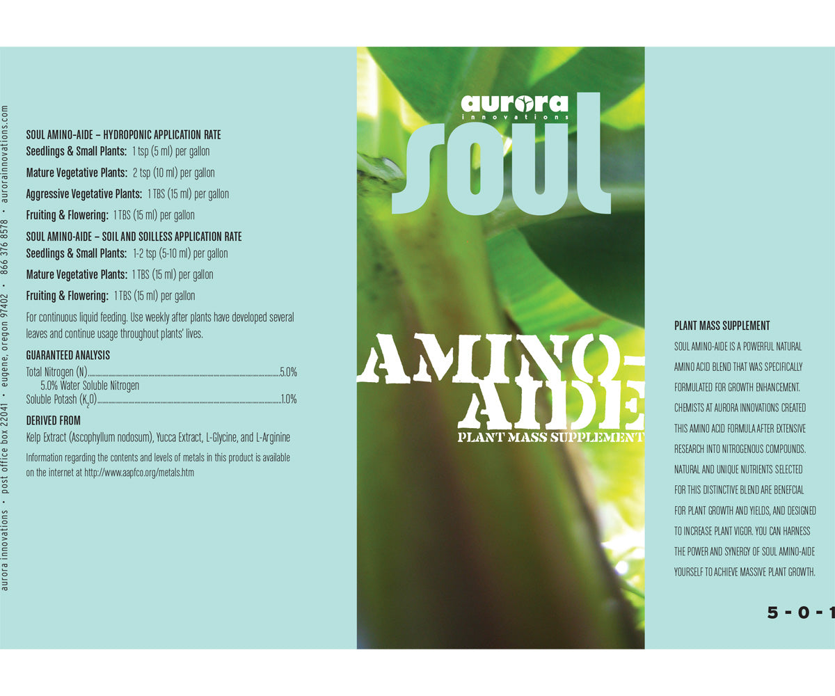 Soul Synthetics Amino Aide 15 Gal