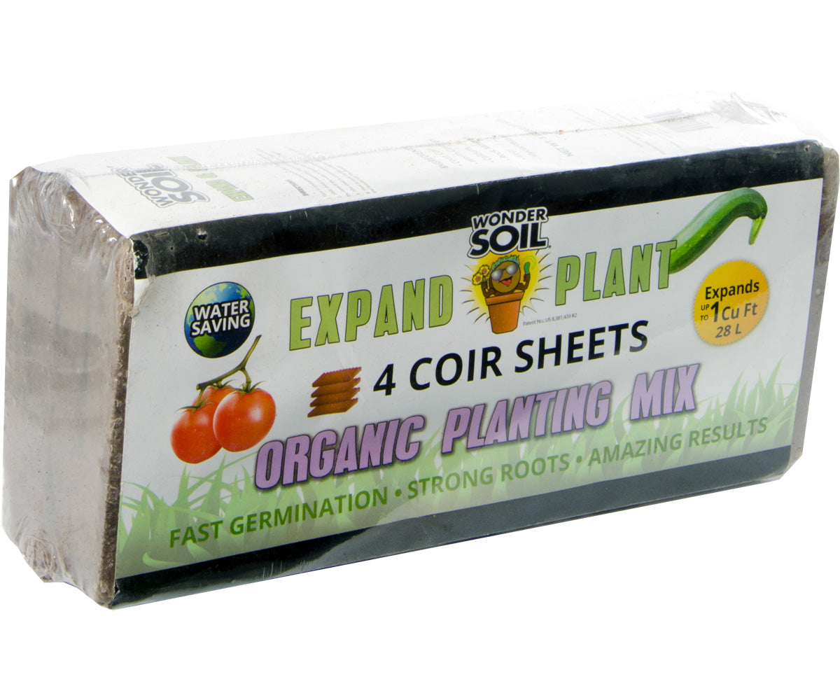 Expand & Plant Organic Soil Sheets, pack of 4 (4/c