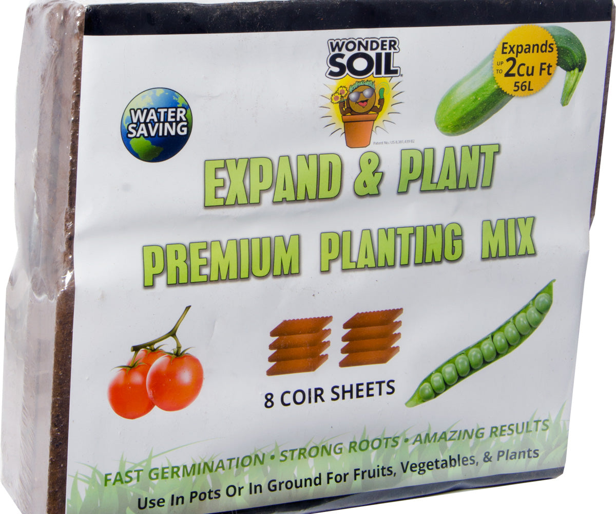 Expand & Plant Premium Coir Sheet, pack of 8 (4/cs