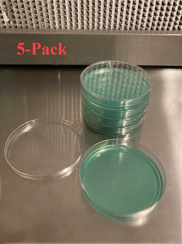 Pre-Poured Sterilized Malt Extract Agar Plates (5-Pack)