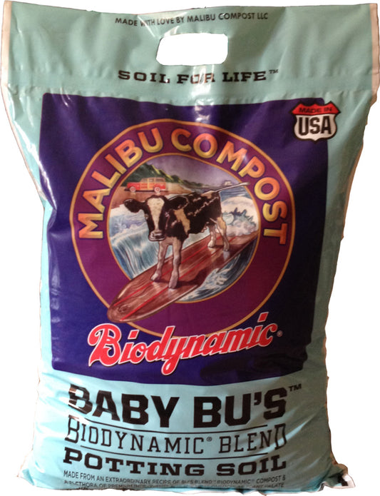 MALIBU COMPOST BABY BU'S BIODYNAMIC BLEND POTTING SOIL 12 QT